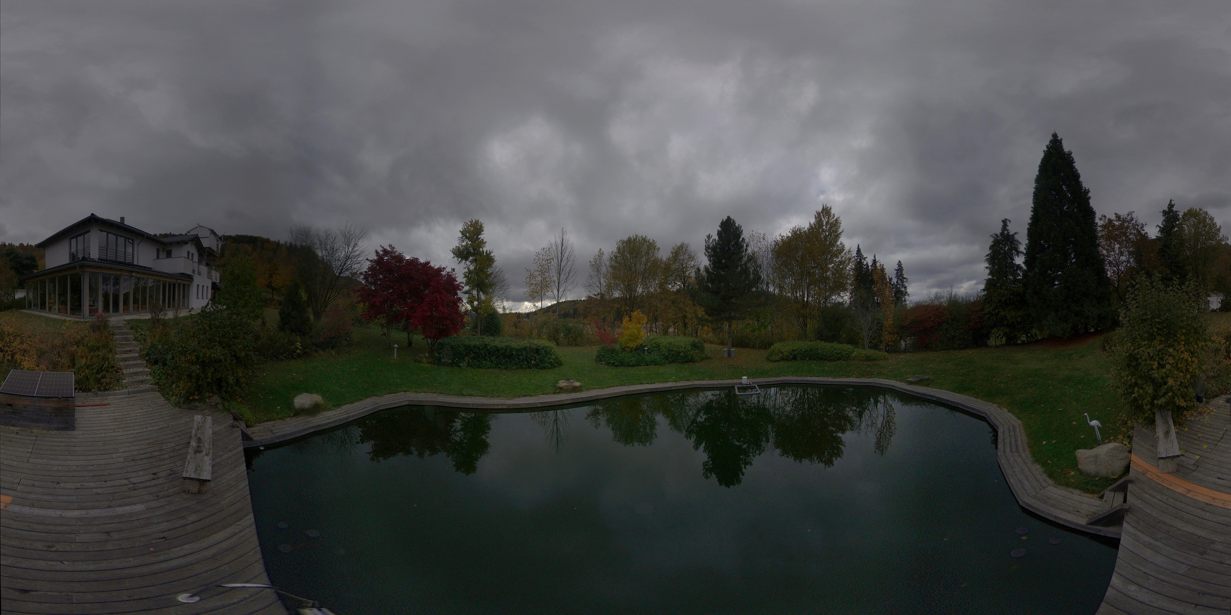 Live-Gartenpanorama